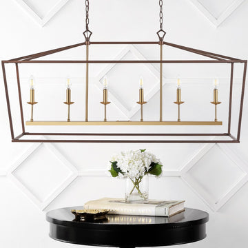 Pagoda Lantern Metal LED Pendant